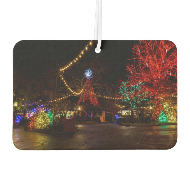 Light It Up For Christmas Air Freshener (Back)