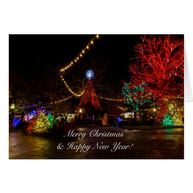 Light It Up For Christmas Card (Front Horizontal)