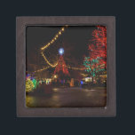 Light It Up For Christmas Gift Box<br><div class="desc">Colourful Christmas lights brightening the cold winter night at Silver Dollar City in Branson Missouri, United States. The 5 story tall Christmas tree is in the centre of it all. Looking for more prints or products? Feel free to visit my store: http://www.zazzle.com/timelessmomentsphtgy This photo was taken by Jennifer White with...</div>