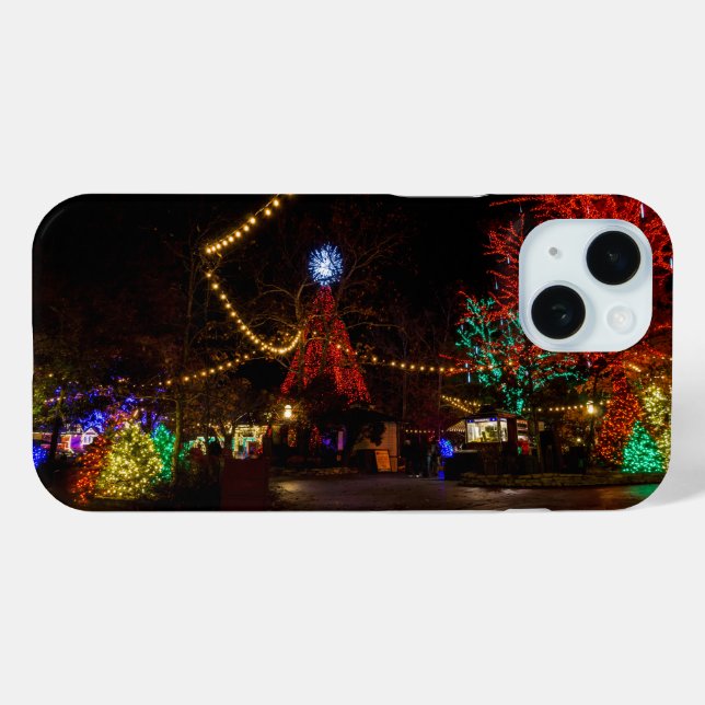 Light It Up For Christmas iPhone Case (Back (Horizontal))
