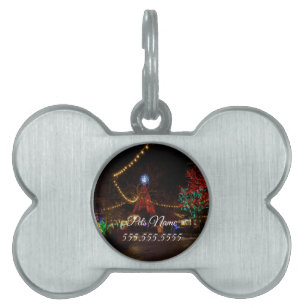 Light It Up For Christmas Pet ID Tag