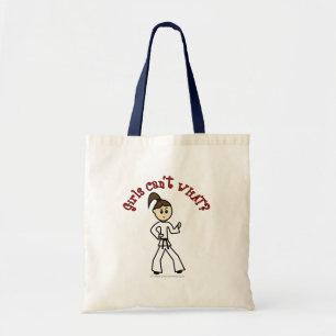 Light Karate Girl Tote Bag