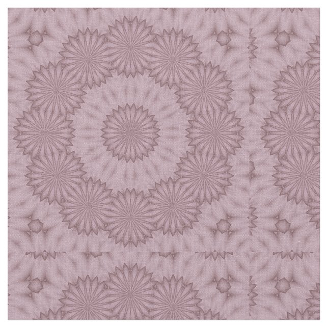 Light Lavender and Mauve Decorative Pattern Fabric (Close Up)