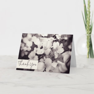 Light lavender blossoms custom card