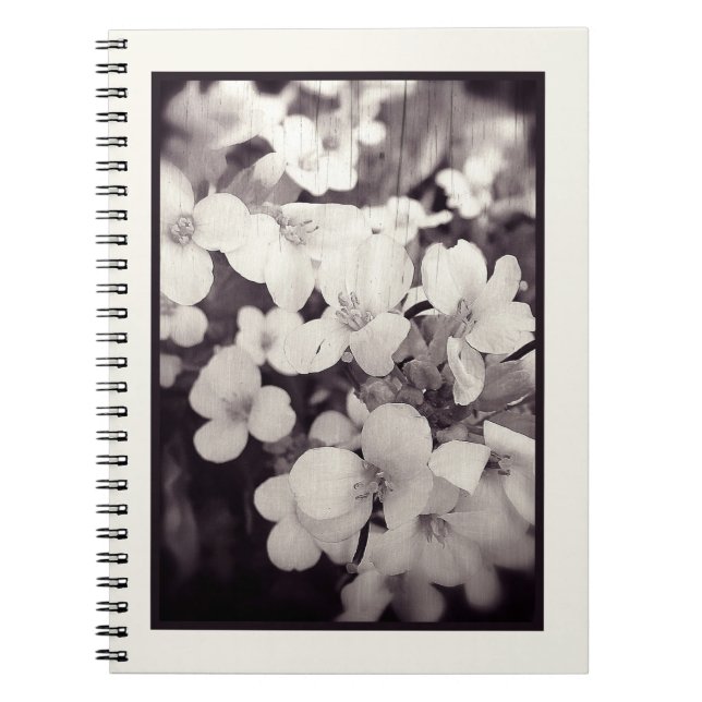 Light lavender blossoms notebook (Front)