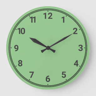Light lime green large clock