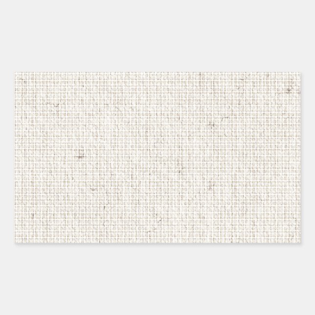 Light Linen Background Rectangular Sticker (Front)