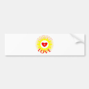 Light & Love Bumper Sticker