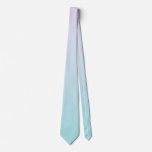 Light Magenta Pink and Soft Aqua Cyan Gradient Tie