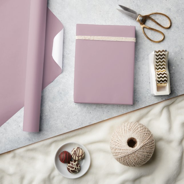 Light Mauve Purple Solid Colour Wrapping Paper (Crafts)