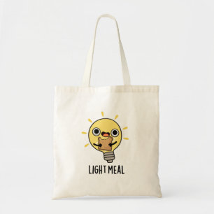 Light Meal Funny Electric Bulb Pun  Tote Bag