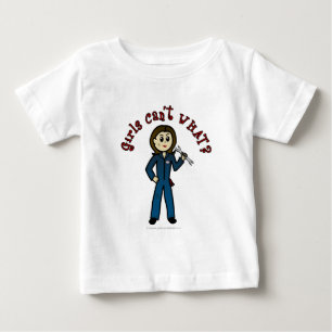 Light Mechanic Girl Baby T-Shirt