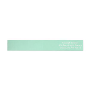 Light Mint Exclusive Complementary Colour Wrap Around Label