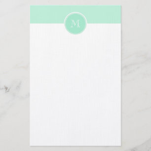 Light Mint Green High End Coloured Stationery
