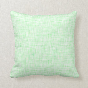 Light Mint Green Linen Look Background Cushion