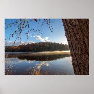 Light mist on the water at Haviland Cove Poster