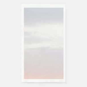 Light Morning Sky Gradient Color Photo Napkin