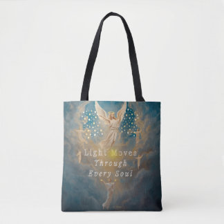 Light Moves Through Every Soul Tote Bag – Celestia