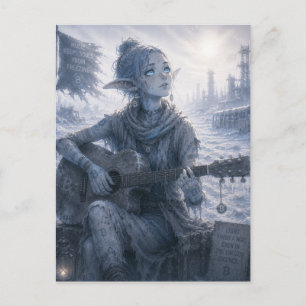 Light / Musician / Icy Wasteland Postcard