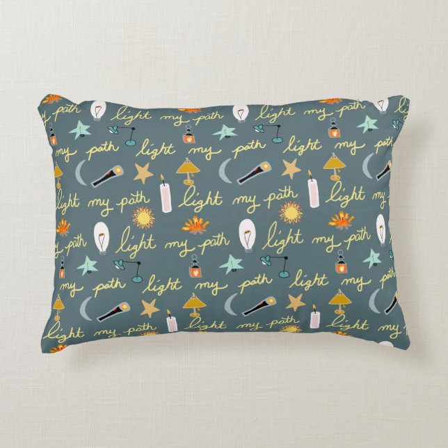 Light My Path Decorative Cushion (Front)
