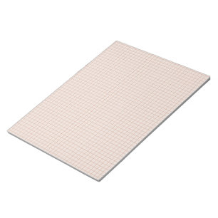 Light Neutral Grid Notepad