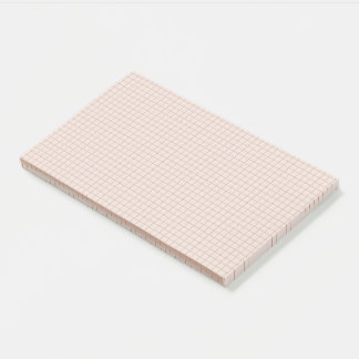 Light Neutral Grid Post-It Notes