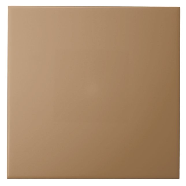Light Oak Brown Ceramic Tile (Front)