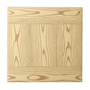 Light Oak Wood Grain Texture Minimalist Ceramic Tile