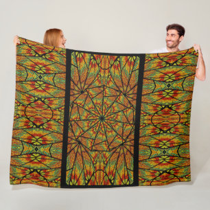 Light Of A Wildflower Fleece Blanket