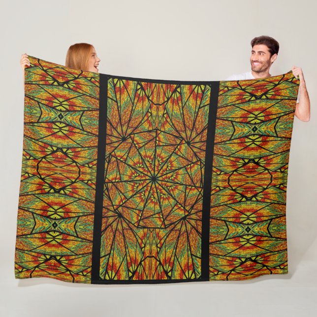Light Of A Wildflower Fleece Blanket (In Situ)