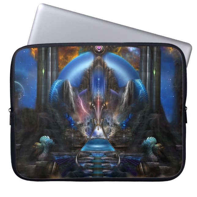 Light Of Ancient Wisdom Laptop Sleeve (Front)