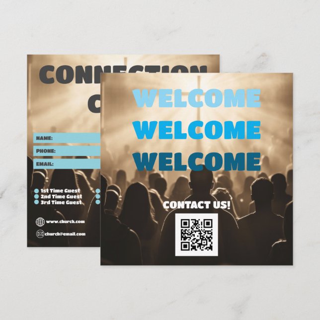 Light of Fellowship Church Connection Card (Front/Back)