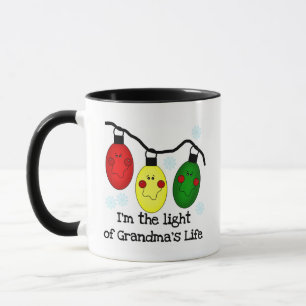 Light of Grandma's Life Holiday Tshirts and Gifts Mug