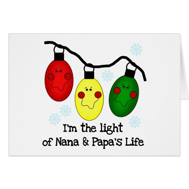 Light of Nana and Papa's Life Tshirts and Gifts (Front Horizontal)