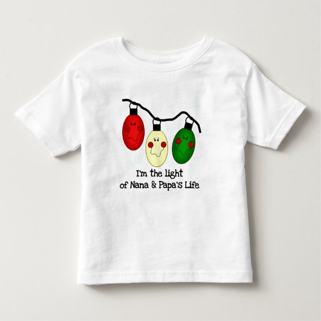 Light of Nana and Papa's Life Tshirts and Gifts (Front)