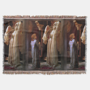 Light of the Harem by Lord Frederic Leighton Throw Blanket