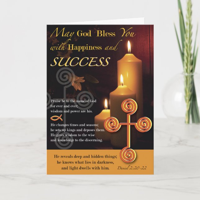 Light of the Lord Success Card (Front)