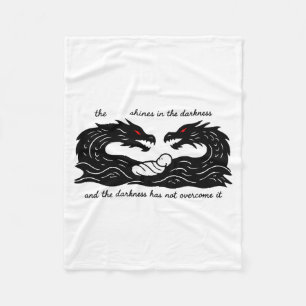 Light Of The World Baby Jesus Christian Design Fleece Blanket