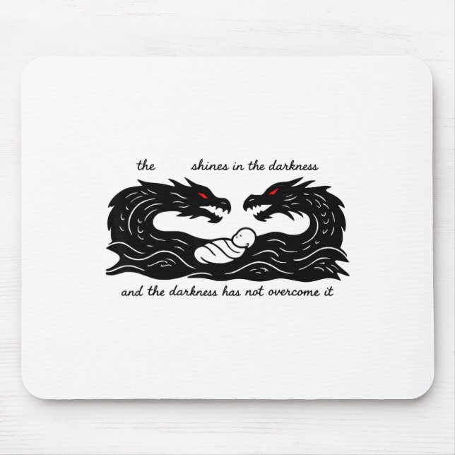 Light Of The World Baby Jesus Christian Design  Mouse Pad (Front)