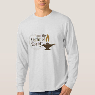 Light of the World   Jesus Quote T-Shirt 