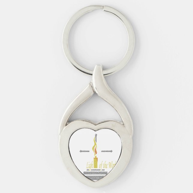 Light of the World Key Ring (Front)