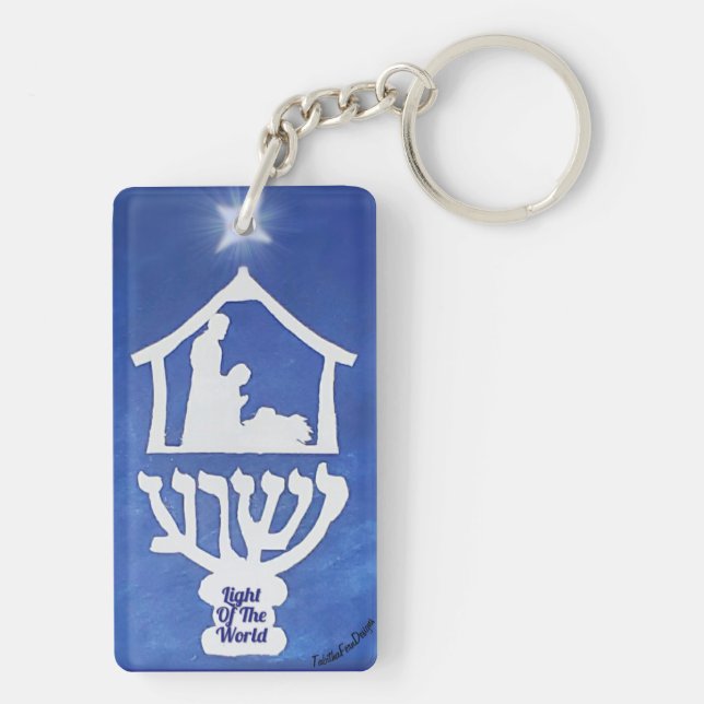 Light Of The World Keychain (Back)