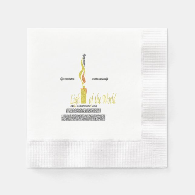 Light of the World Napkin (Front)