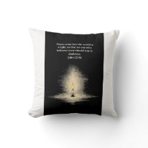 Light of the World Pillow – John 12:46