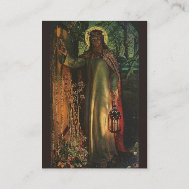 Light of the World prayer card (Front)