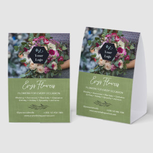 Light Olive Greenery Florist Photo & Your Logo