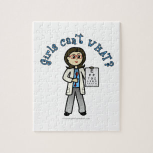 Light Optometrist Girl Jigsaw Puzzle
