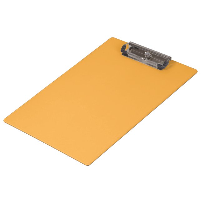 Light Orange Clipboard Sleek and Functional (Angled)