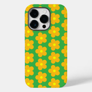 Light Orange Flowers Case-Mate iPhone 14 Pro Case
