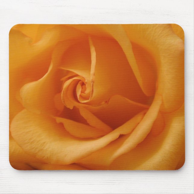 Light Orange Rose Mouse Pad (Front)